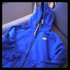 Blue Nike Sweatshirt Hoodie